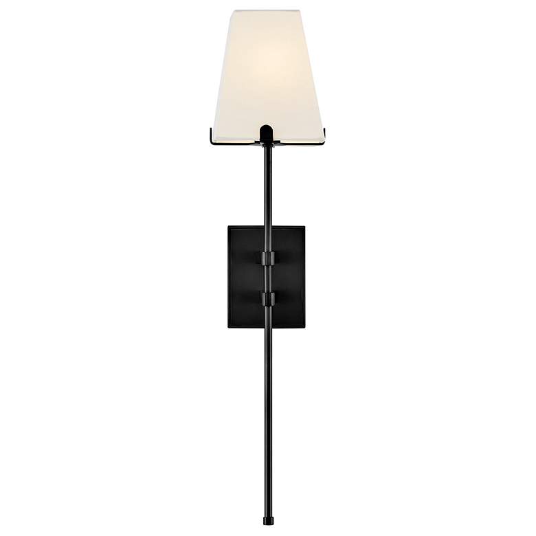 Image 5 Hinkley Benton 30" High Black Wall Sconce more views