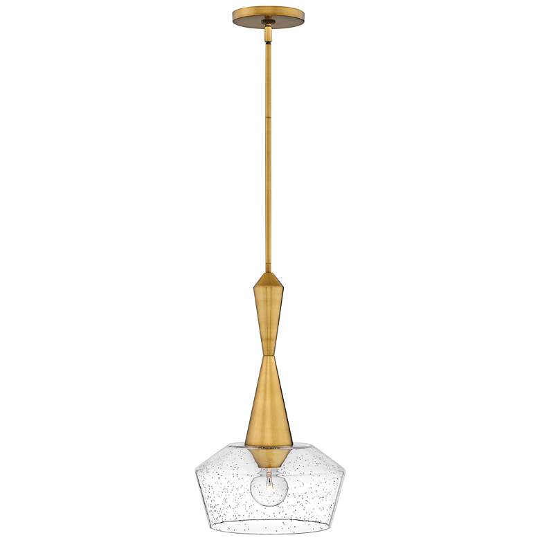 Image 3 Hinkley Bette 12 1/2" Wide Heritage Brass Pendant Light more views