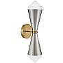 1_Hinkley Betty 22" High Polished Nickel 2-Light Wall Sconce