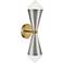 Hinkley Betty 22" High Polished Nickel 2-Light Wall Sconce