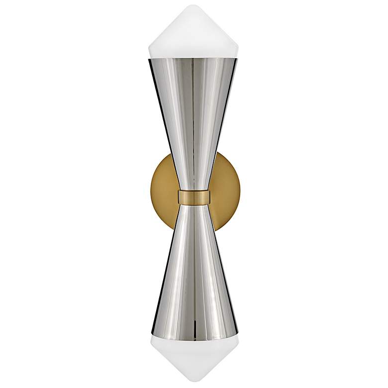 Image 5 Hinkley Betty 22" High Polished Nickel 2-Light Wall Sconce more views