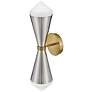 6_Hinkley Betty 22" High Polished Nickel 2-Light Wall Sconce more views