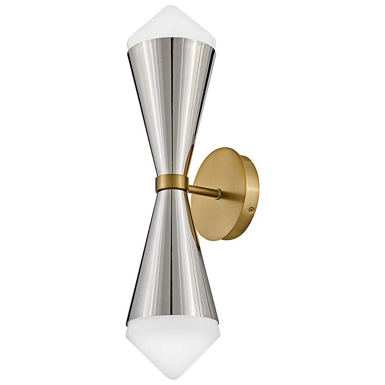 Image 7 Hinkley Betty 22" High Polished Nickel 2-Light Wall Sconce more views