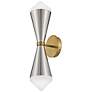 7_Hinkley Betty 22" High Polished Nickel 2-Light Wall Sconce more views