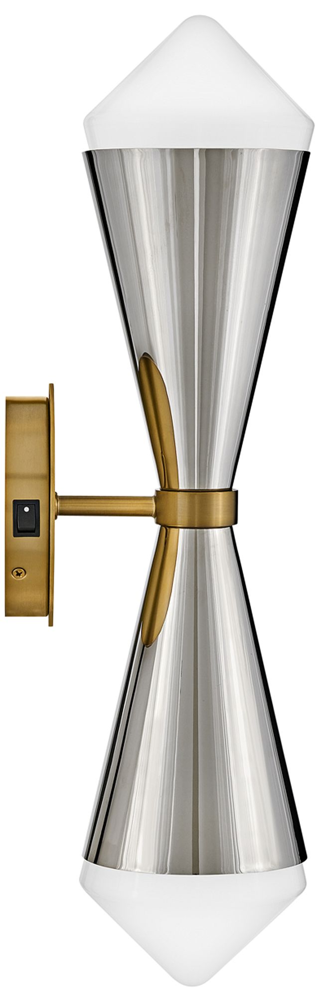 Hinkley Betty 22" High Polished Nickel 2-Light Wall Sconce