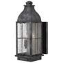 1_Hinkley Bingham 16" High Graystone Outdoor Wall Light