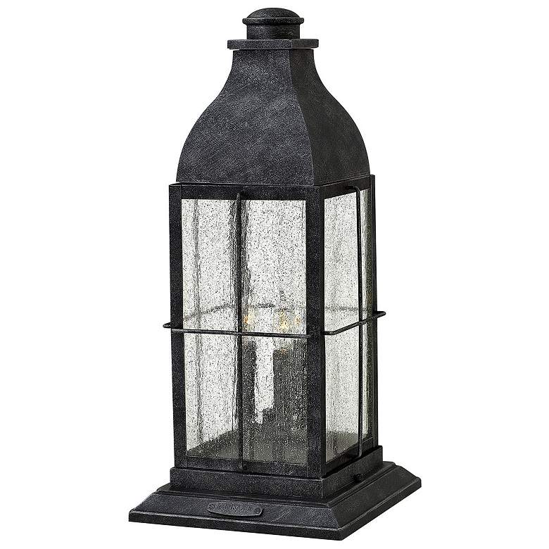 Image 1 Hinkley Bingham 21 1/4"H Greystone LED Outdoor Post Light