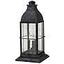 1_Hinkley Bingham 21 1/4"H Greystone LED Outdoor Post Light