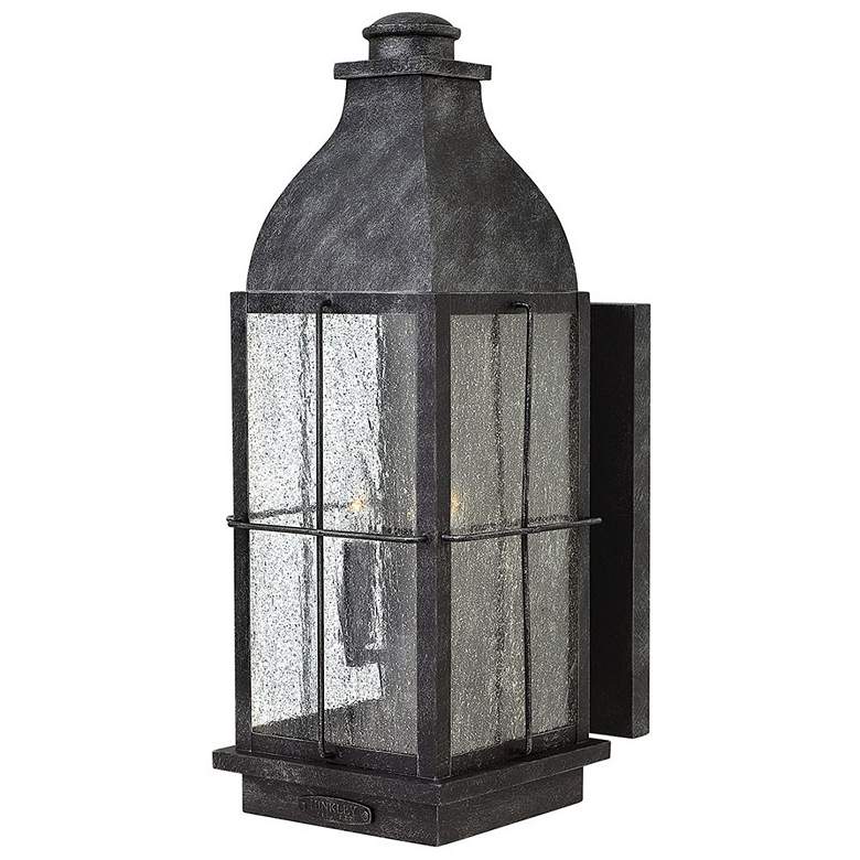 Image 1 Hinkley Bingham 21" High Graystone Outdoor Wall Light
