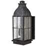 1_Hinkley Bingham 21" High Graystone Outdoor Wall Light