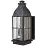 2_Hinkley Bingham 21" High Graystone Outdoor Wall Light more views