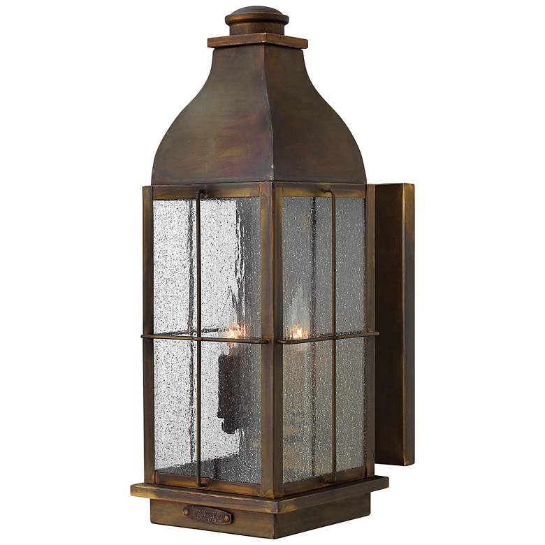 Image 2 Hinkley Bingham 21" High Sienna Brass Outdoor Wall Light more views