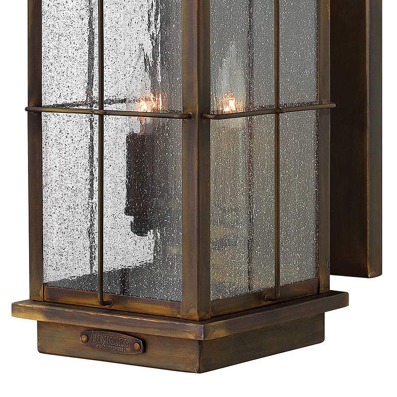 Image 6 Hinkley Bingham 21" High Sienna Brass Outdoor Wall Light more views