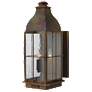 Hinkley Bingham 21" High Sienna Bronze Outdoor Lantern Wall Light