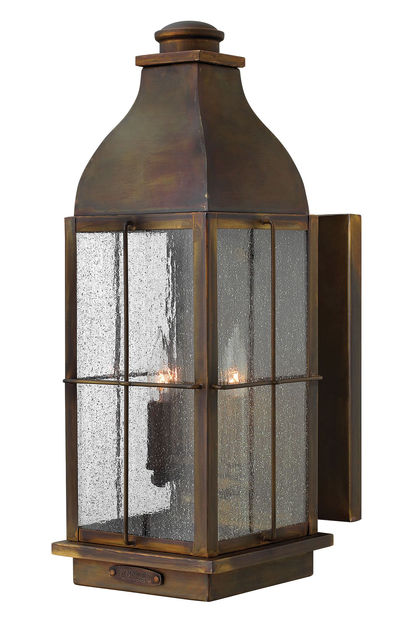 Image 3 Hinkley Bingham 21" High Sienna Bronze Outdoor Lantern Wall Light more views