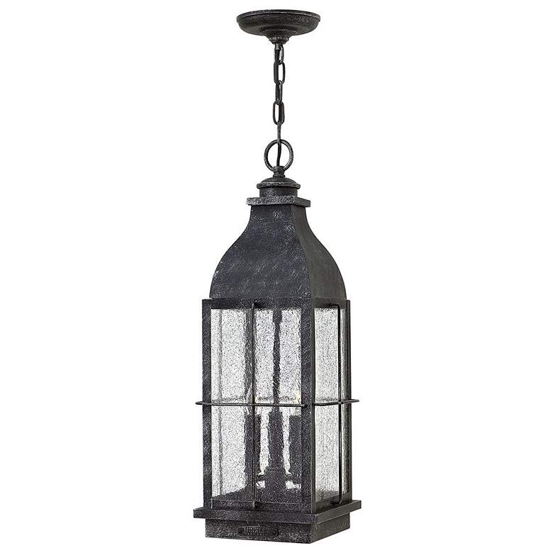 Image 1 Hinkley Bingham 23 1/2" High Greystone Outdoor Hanging Light