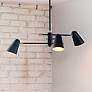 1_Hinkley Birdie 30" Wide Black 3-Light Chandelier