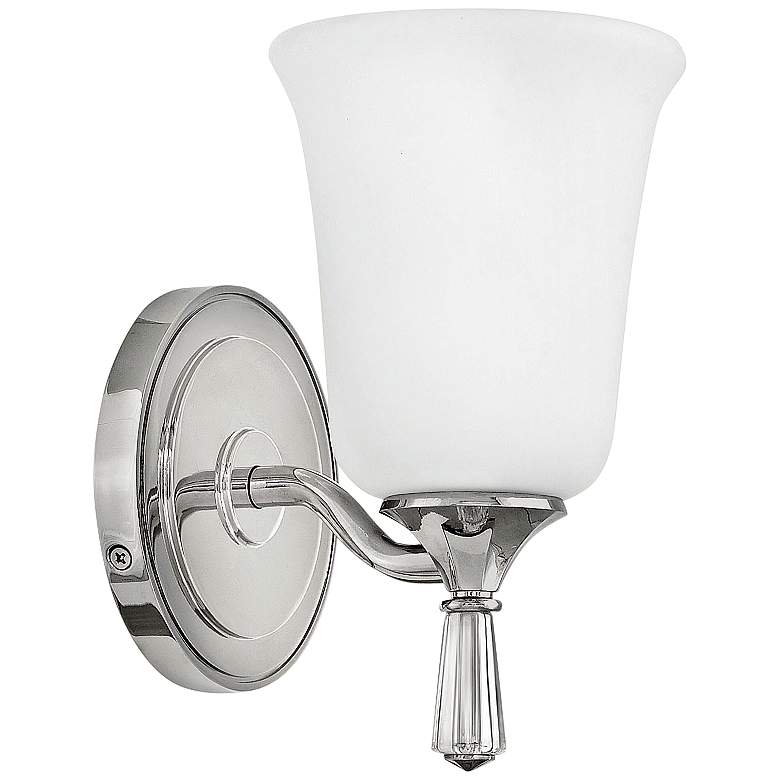 Image 1 Hinkley Blythe 8 3/4 inch High Polished Nickel Wall Sconce