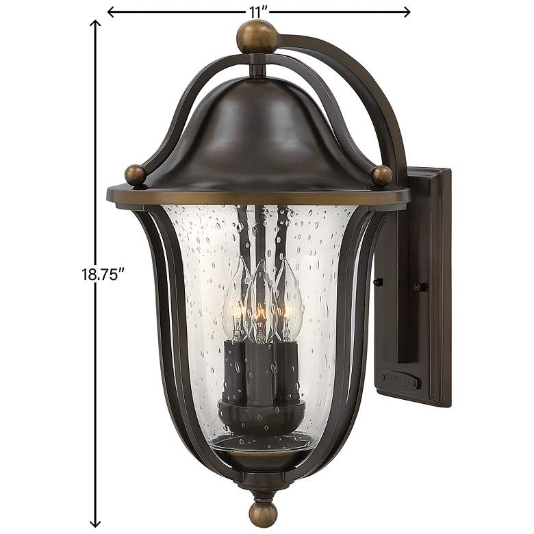 Image 6 Hinkley Bolla 11" Wide Olde Bronze Outdoor Wall Light more views