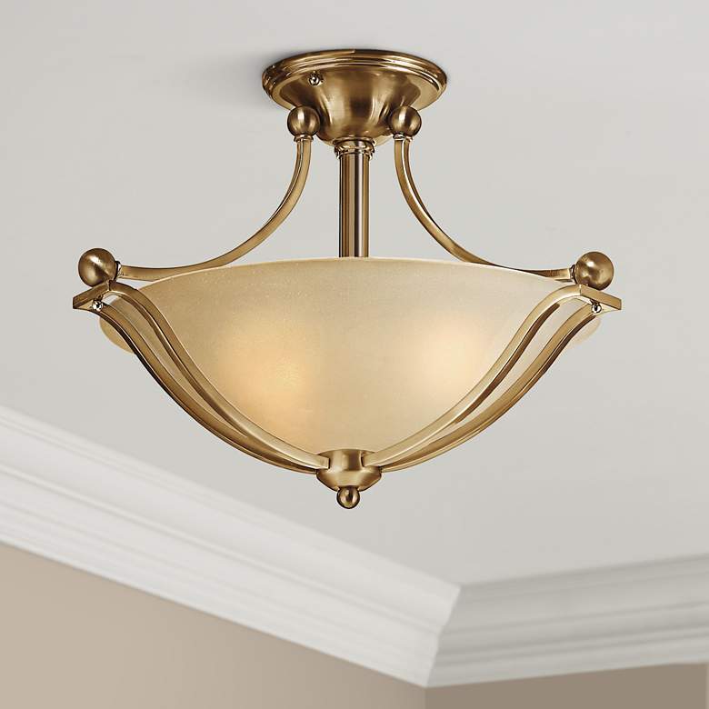 Image 1 Hinkley Bolla 19 1/4" Wide Brushed Bronze Ceiling Light