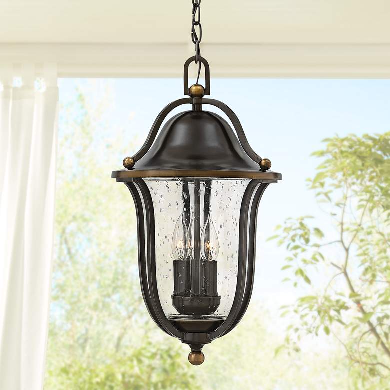 Image 1 Hinkley Bolla 20 1/2 inch High Olde Bronze Outdoor Hang Light