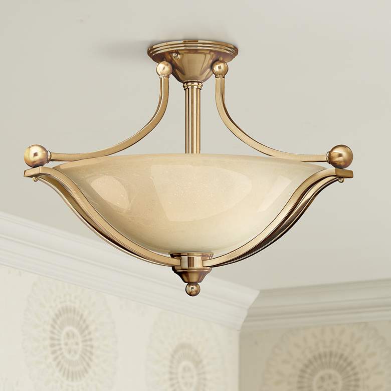 Image 1 Hinkley Bolla 23 1/4 inch Wide Brushed Bronze Ceiling Light