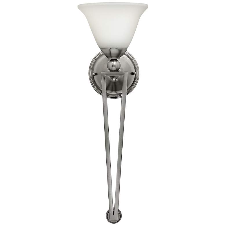 Image 1 Hinkley Bolla 26" High Brushed Nickel Wall Sconce