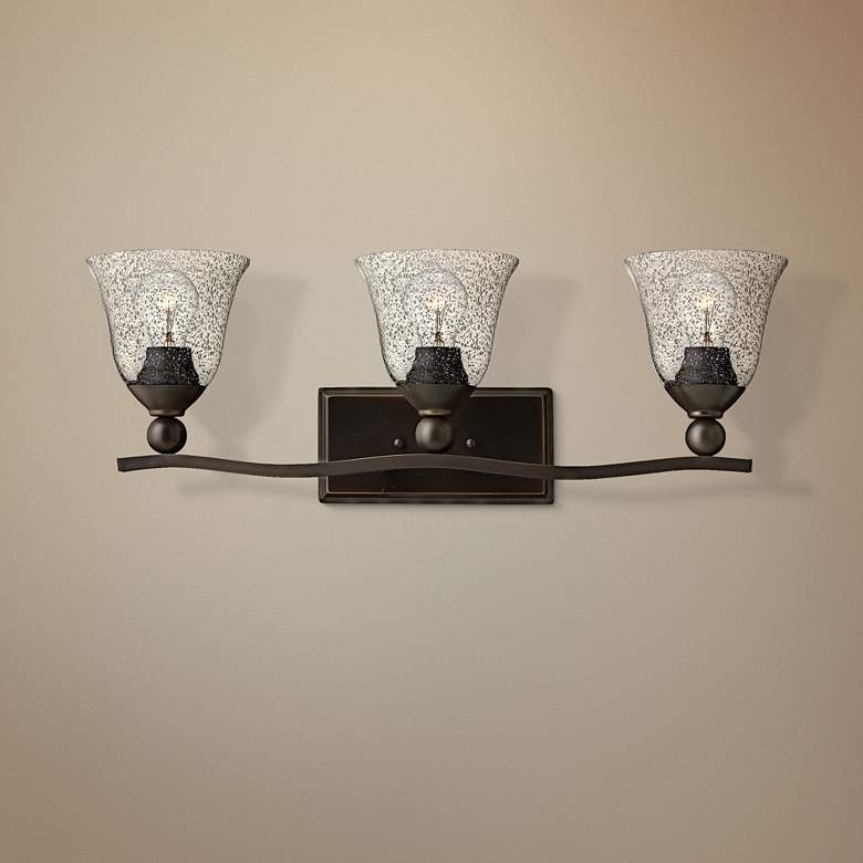 Image 1 Hinkley Bolla 26 inch Wide Olde Bronze 3-Light Bath Light