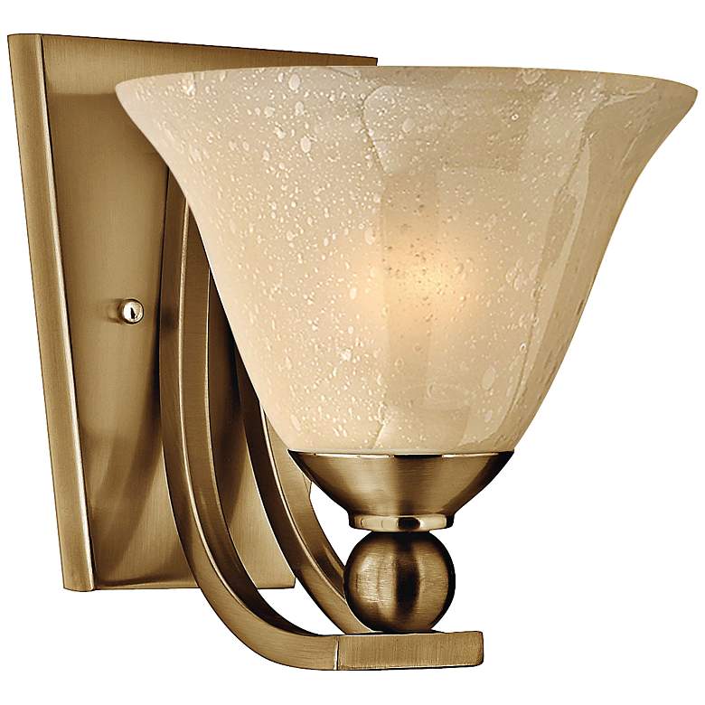 Image 1 Hinkley Bolla 8 1/2 inch High Brushed Bronze Wall Sconce