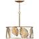 Hinkley Botanica 25" Wide Burnished Gold Drum Chandelier