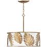 2_Hinkley Botanica 25" Wide Burnished Gold Drum Chandelier more views