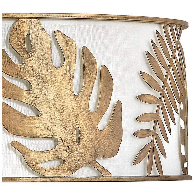 Image 4 Hinkley Botanica 25" Wide Burnished Gold Drum Chandelier more views