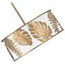 5_Hinkley Botanica 25" Wide Burnished Gold Drum Chandelier more views