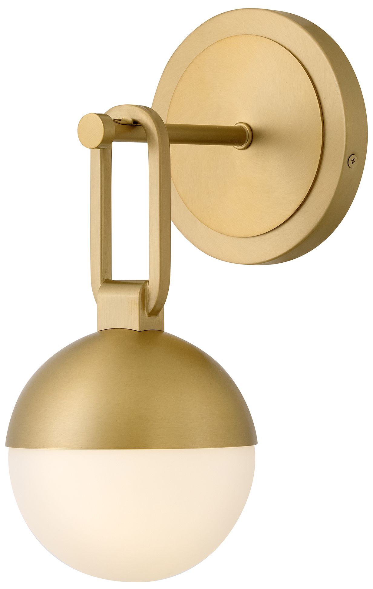 Hinkley Bowie Medium Single Light Sconce 13" Lacquered Brass
