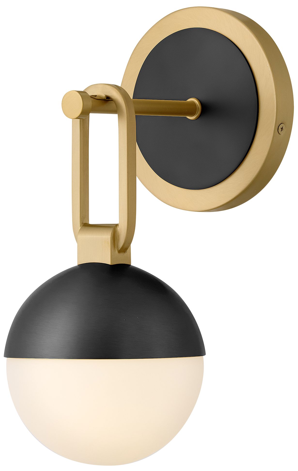 Hinkley Bowie Medium Single Light Sconce 13" Lacquered Brass