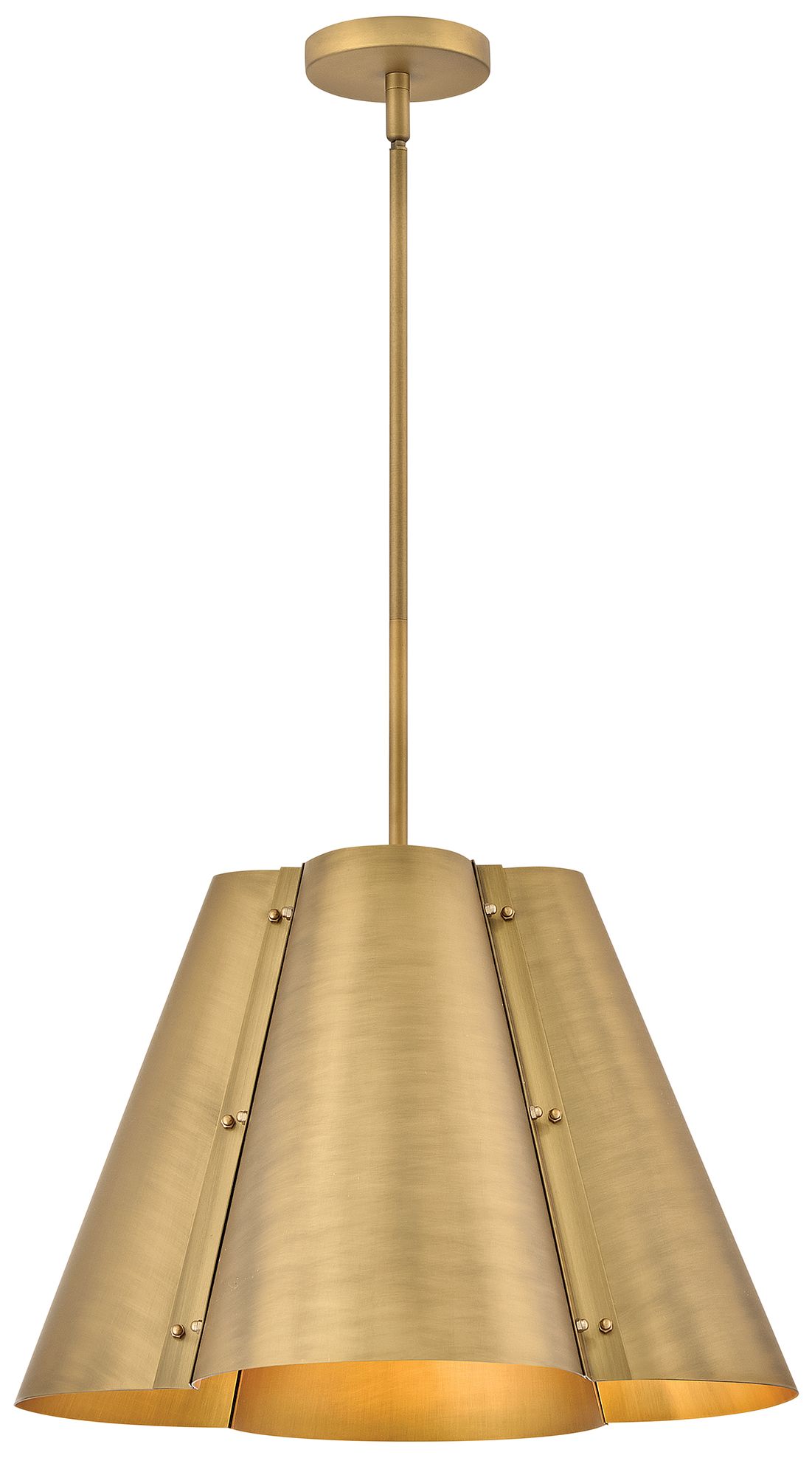 Hinkley Bowman Large Pendant 19" Heritage Brass