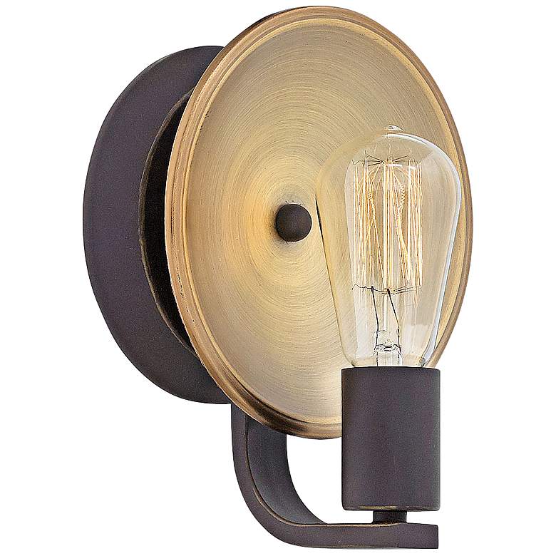 Image 1 Hinkley Boyer 9 inch High Oil Rubbed Bronze Wall Sconce