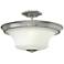 Hinkley Brantley 17"W Brushed Nickel Ceiling Light