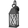 Thumbnail2 of Hinkley Briar 25 3/4" High Museum Black Outdoor Wall Light more views
