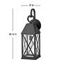 Thumbnail3 of Hinkley Briar 25 3/4" High Museum Black Outdoor Wall Light more views