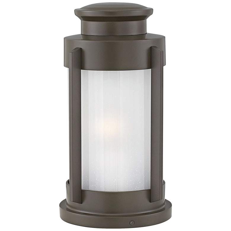 Image 1 Hinkley Briggs 15" High Bronze Outdoor Pier Mount Light