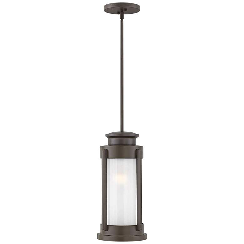 Image 1 Hinkley Briggs 17 3/4"H Buckeye Bronze Outdoor Hanging Light