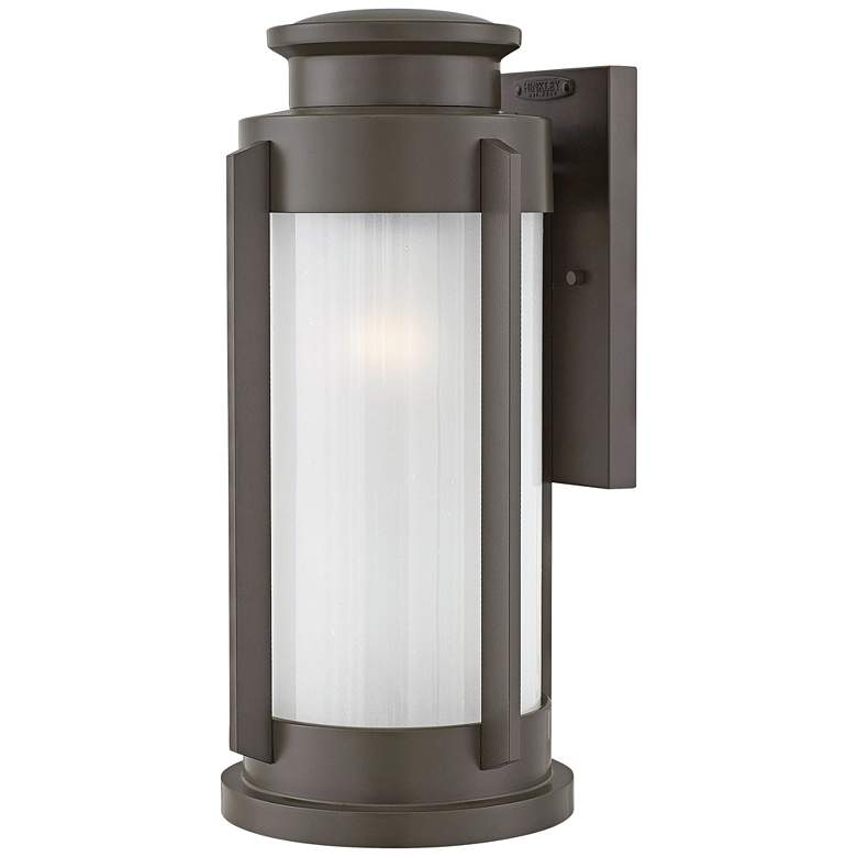 Image 1 Hinkley Briggs 21" High Buckeye Bronze Outdoor Wall Light