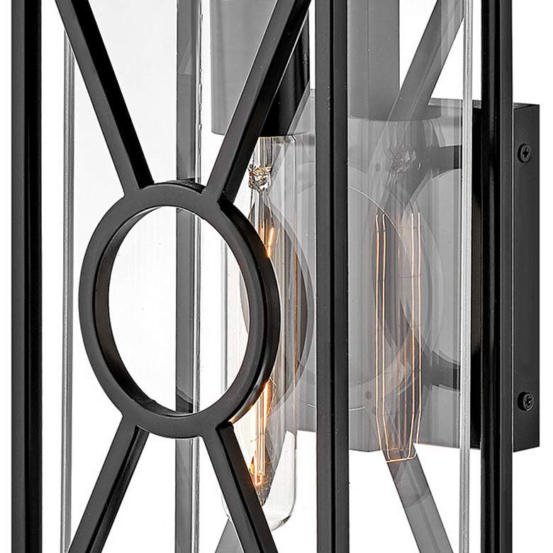 Image 2 Hinkley Brixton 14" High Black Outdoor Wall Light more views