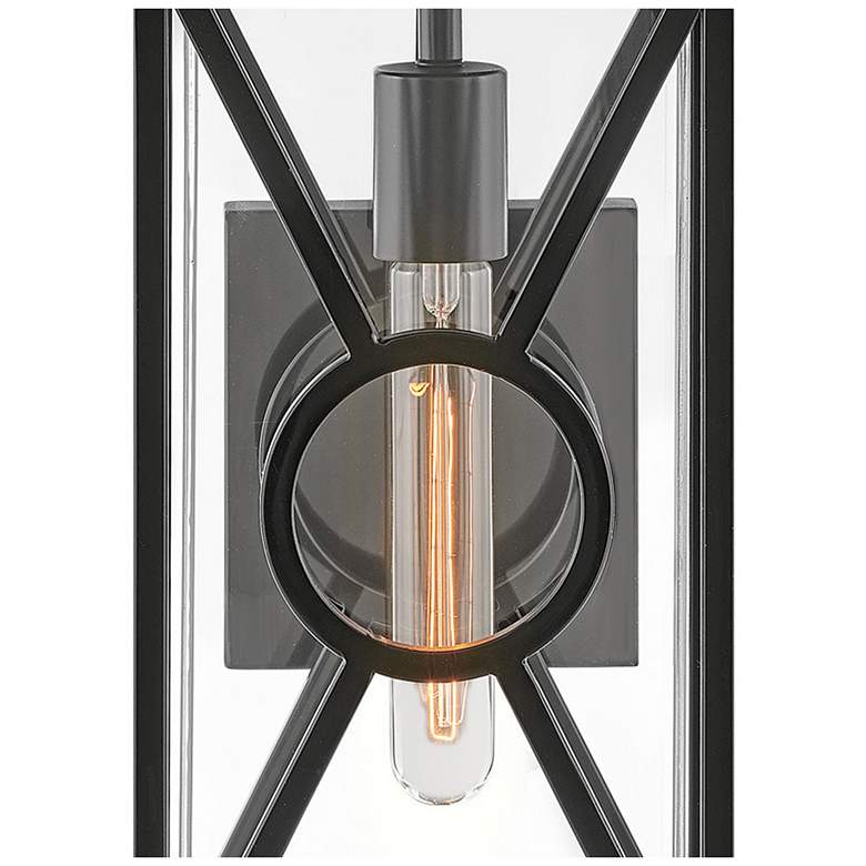 Image 3 Hinkley Brixton 14" High Black Outdoor Wall Light more views