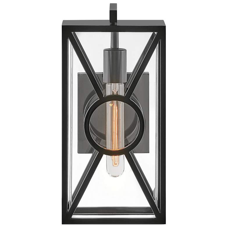 Image 4 Hinkley Brixton 14" High Black Outdoor Wall Light more views