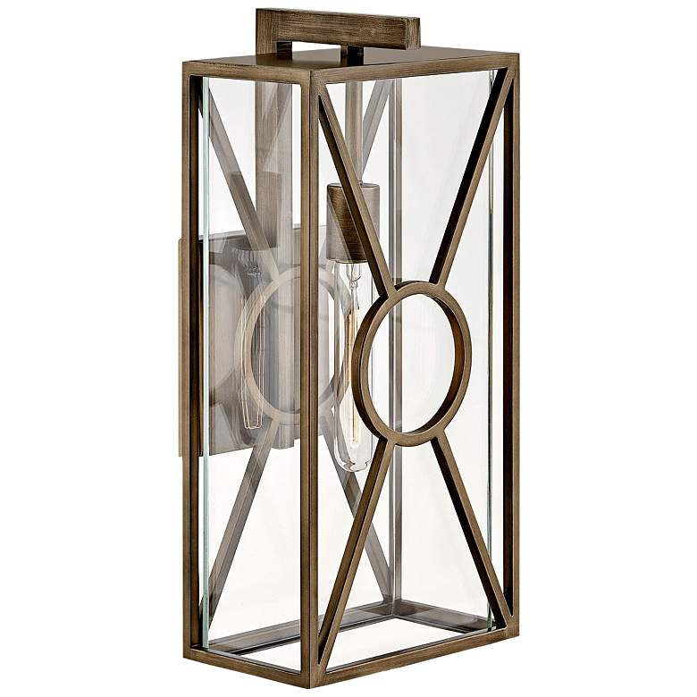 Image 1 Hinkley Brixton 18 3/4"H Burnished Bronze Outdoor Wall Light