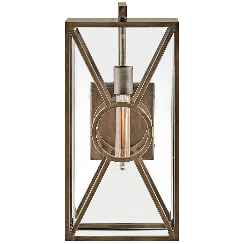 Image 3 Hinkley Brixton 18 3/4"H Burnished Bronze Outdoor Wall Light more views