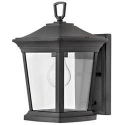 Hinkley Bromley 12" High Black Finish Small Outdoor Wall Lantern Light