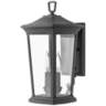 Hinkley Bromley 15 1/2" High Museum Black Outdoor Wall Light